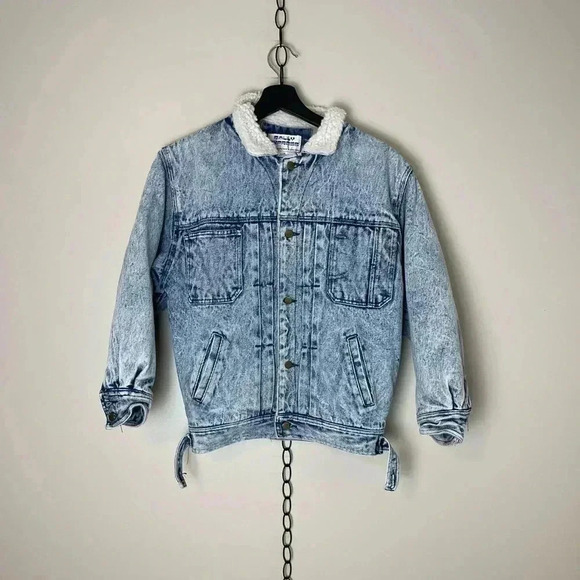Jackets & Blazers - Sherpa Lined Denim Jacket